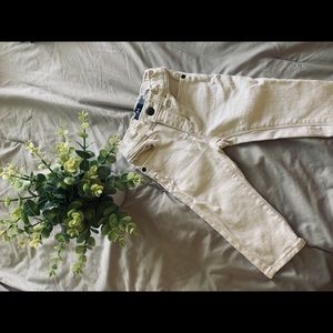 White toddler jeans